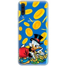 Чохол для Samsung Galaxy A50 / A50s / A30s MixCase гроші качка із золотом