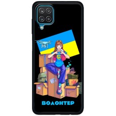 Чохол для Samsung Galaxy A12 / M12 MixCase патріотичні волонтер
