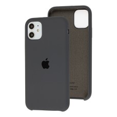 Чохол Silicone для iPhone 11 case dark gray