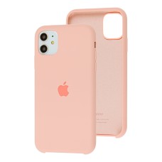 Чохол Silicone для iPhone 11 case pink sand