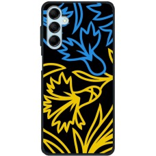 Чохол для Samsung Galaxy M14 (M146) MixCase патріотичні синє-жовта лілія