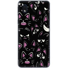 Чохол для Samsung Galaxy A01 Core (A013) MixCase мультики black cat
