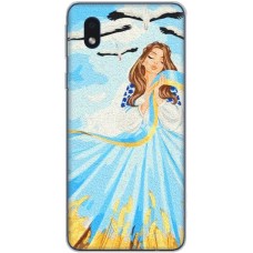 Чохол для Samsung Galaxy A01 Core (A013) MixCase патротичні Дівчина і Лелеки