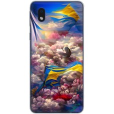Чохол для Samsung Galaxy A01 Core (A013) MixCase патротичні Прапор фарбами
