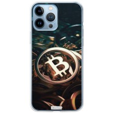 Чохол для iPhone 13 Pro MixCase гроші биткоин темний