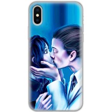 Чохол для iPhone X / Xs Mixcase Венздей поцілунок