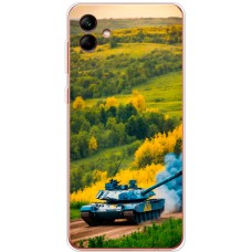 Чохол для Samsung Galaxy A05 (A055) MixCase патріотичні бойовий танк