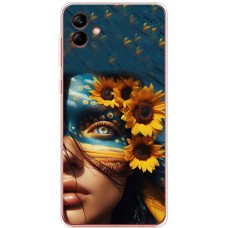 Чохол для Samsung Galaxy A05 (A055) MixCase патріотичні сяйво в очах