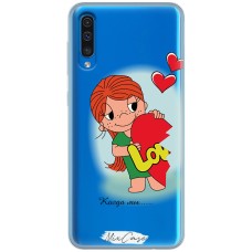 Чохол для Samsung Galaxy A50 / A30S (A505) для закоханих 16