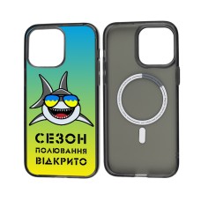 Чохол для iPhone 13 Pro Max MixCase MagSafe мультяшні полювання відкрито