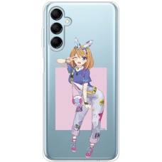 Чохол з аніме для Samsung Galaxy M14 (M146) Mixcase аніме дівчинка в комбінезоні