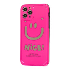 Чохол для iPhone 11 Pro Nice smile popsocket рожевий