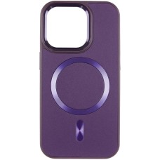 Шкіряний чохол SnapCase with MagSafe для Apple iPhone 11 (6.1") Dark Purple