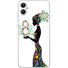 Чохол для Samsung Galaxy A05 (A055) MixCase весна дівчина квіти