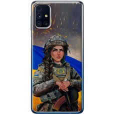 Чохол для Samsung Galaxy M31s (M317) MixCase патріотичні дівчина воїн