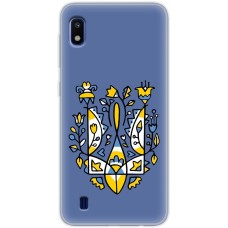 Чохол для Samsung Galaxy A10 (A105) MixCase патріотичний "герб із квітів"