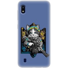 Чохол для Samsung Galaxy A10 (A105) MixCase патріотичні військовий кіт захисник