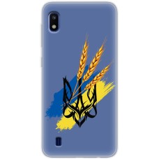 Чохол для Samsung Galaxy A10 (A105) MixCase патріотичні військовий герб із колосками