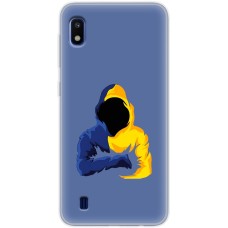 Чохол для Samsung Galaxy A10 (A105) MixCase патріотичні синьо-жовті кольори