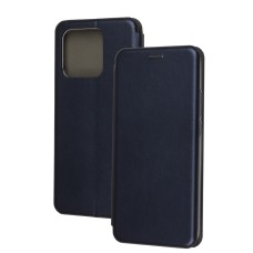 Чохол книжка Premium для Xiaomi Redmi 10C темно-синій