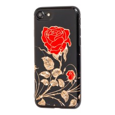 Чохол Glossy Rose для iPhone 7/8 червона троянда