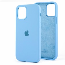Чохол для iP 12 / 12 Pro Square Full silicone блакитний / cornflower