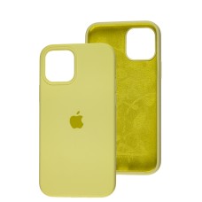 Чохол для iPhone 12/12 Pro Square Full silicone жовтий / mellow yellow