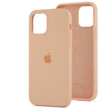 Чохол для iPhone 12/12 Pro Square Full silicone помаранчевий / grapefruit