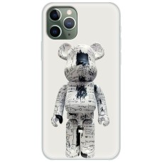 Чохол для iPhone 11 Pro MixCase робот білий розпис