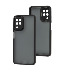 Чохол для Samsung Galaxy A22 / M22 / M32 Luxury Metal Lens чорний