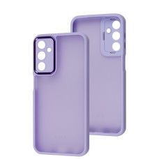 Чохол для Samsung Galaxy A24 (A245) Luxury Metal Lens бузковий