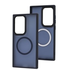Чохол для Samsung Galaxy S24 Ultra WAVE Matte Insane MagSafe midnight blue