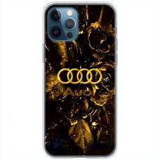 Чохол для iPhone 15 Pro Max MixCase машини неон Audi лого