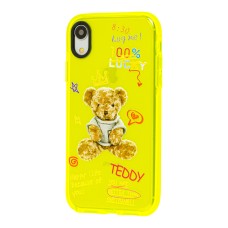 Чохол для iPhone Xr Neon print Teddy