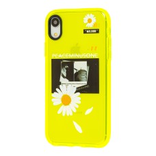 Чохол для iPhone Xr Neon print ромашка