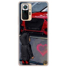 Чохол для Xiaomi Redmi Note 10 Pro MixCase машини неон Audi 