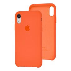 Чохол Silicone для iPhone Xr Premium case нектарин