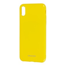 Чохол для iPhone Xs Max Molan Cano Jelly глянець жовтий