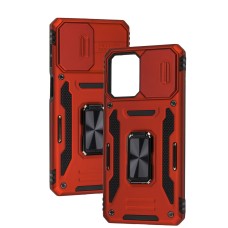 Чохол для Samsung Galaxy M53 (M536) Camshield Army Ring червоний