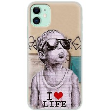 Чохол для iPhone 11 MixCase графіті I love life