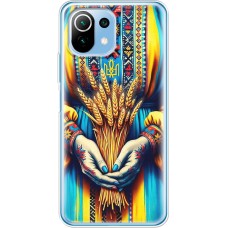 Чохол для Xiaomi Mi 11 Lite MixCase патріотичні пучок пшениці