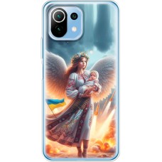 Чохол для Xiaomi Mi 11 Lite MixCase патріотичні Ангел з немовлям