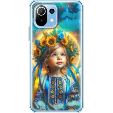 Чохол для Xiaomi Mi 11 Lite MixCase патріотичні маленька україночка