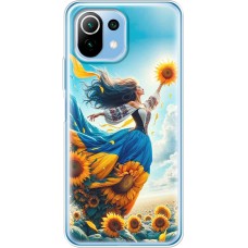 Чохол для Xiaomi Mi 11 Lite MixCase патріотичні вільна українка