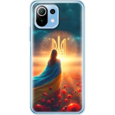 Чохол для Xiaomi Mi 11 Lite MixCase патріотичні поле маків