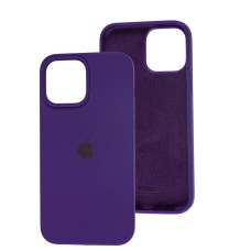 Чохол для iPhone 13 Pro Max Square Full silicone фіолетовий / ultra violet
