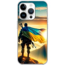 Чохол для iPhone 15 Pro MixCase патріотичні військовий