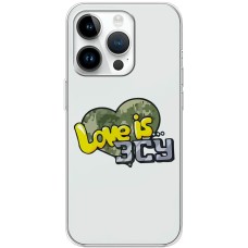 Чохол для iPhone 15 Pro MixCase патріотичні Love is ЗСУ