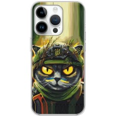 Чохол для iPhone 15 Pro MixCase патріотичні позивний МурМяу