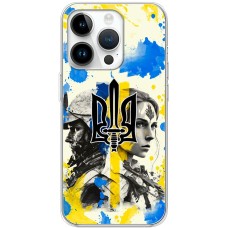 Чохол для iPhone 15 Pro MixCase патріотичні сильні та нескорені